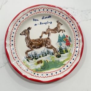 Anthropologie Nathalie Lete Holiday plate